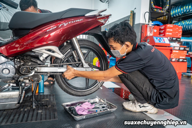 Thay nhông sên dĩa xe máy ở vũng tàu chỗ nào chuyên nghiệp - 3