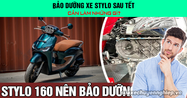 Bảo dưỡng xe stylo sau tết cần làm những gì - 1