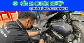 Sửa xe máy Xã Phú Hòa Đông